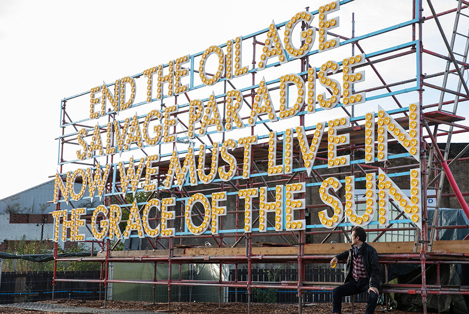 artdaily's tweet image. Solar powered light poem calls on leaders at COP26 to invest in renewables #solarpoweredlight #COP26 #renewables #art #newspaper

Read more about this here: ow.ly/1viZ50GBXYF

Subscribe for free to ArtDaily Newsletter: artdaily.cc/index.asp?int_…