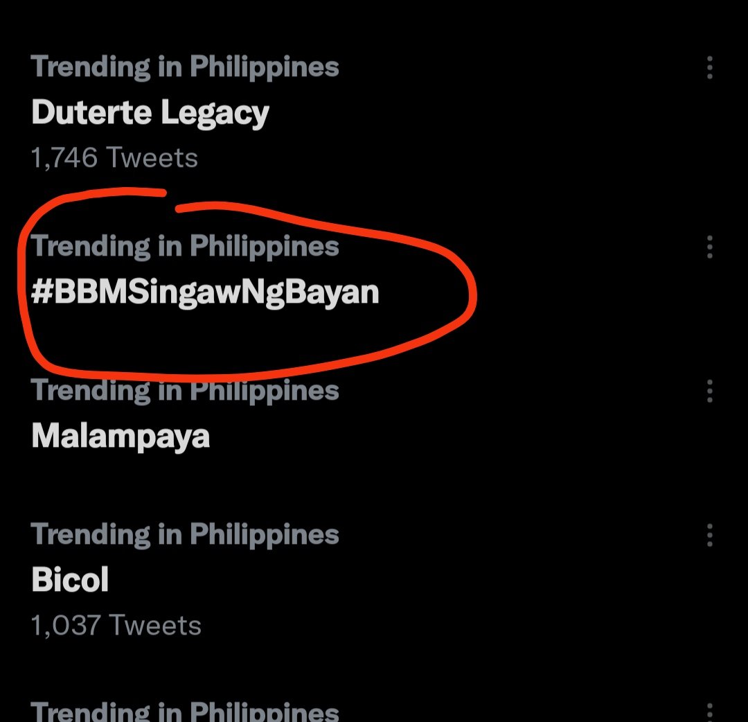 asolledle's tweet photo. DONE REPORTING THIS HT.
You are being fooled by this HT. Basa po muna bago tweet. Check the spelling please. Be vigilant
#BBMSigawNgBayan
#BringMarcosBack https://t.co/7x8iF4Py3e
