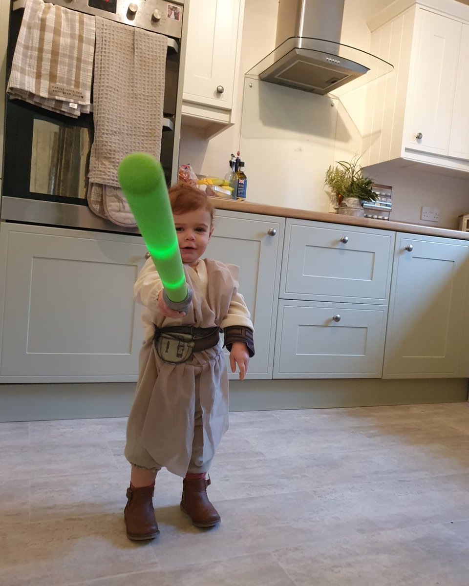 muzzy04's tweet photo. @HamillHimself Happy Halloween from this little jedi #halloween2021 #skywalker https://t.co/nVUygTaY7S