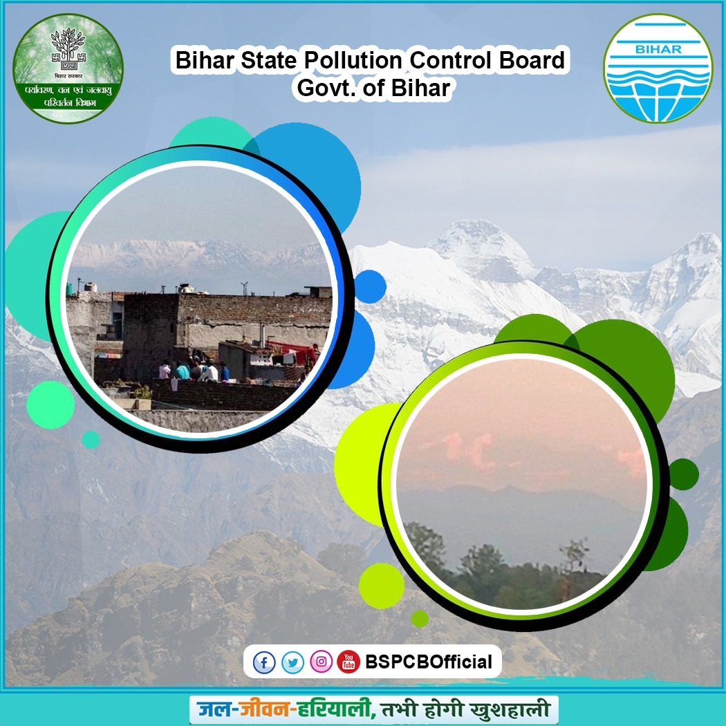 BSPCBOfficial's tweet photo. #HimalyanRange sighted from Sitamarhi state of #Bihar.The serene view was visible because of less #pollution in the state.
This is the healthy #environment that we are longing to live in.
Let's take better care of our world so that these sights could be seen every day.
#SaveEarth https://t.co/9fn3nhNmH5