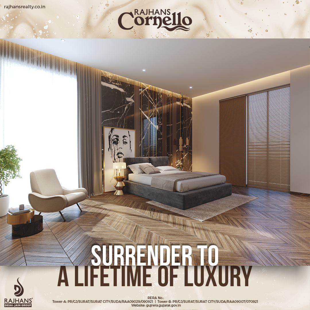 Rajhans Cornello is not just a riverside bliss but rather a spacious paradise beyond your expectation.

#RajhansCornello #RiversideProject #Cornello #LuxuryLiving #PrimeLocation #RajhansRealty #WhereLuxuryIsAWayOfLife #RajhansDesaiJainGroup