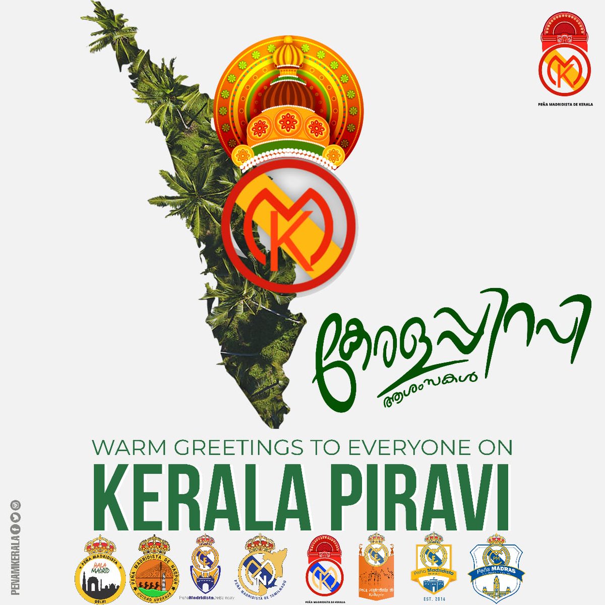 RMNagpur's tweet photo. A very warm greetings to everyone celebrating and esp to our friends at @PenaMKerala. #KeralaPiravi 
#MadridismoIndia #RMNagpur https://t.co/zZ9rmzic5x