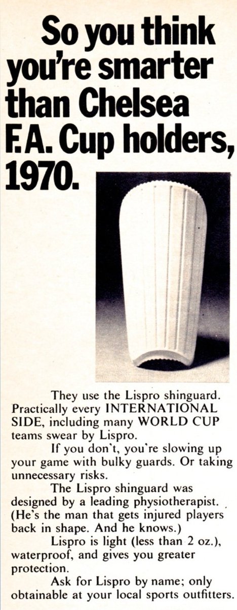 footballmemorys's tweet photo. Advertisment for Lispro Shinguards
#ShinPads #Lispro #Ads https://t.co/sdWkrmXW1T