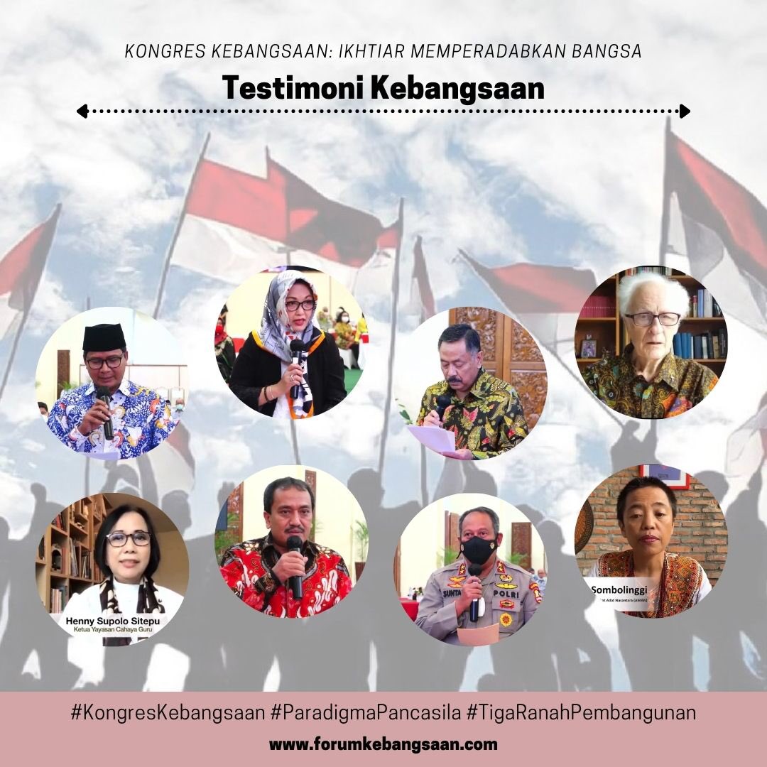 aliansibangsa's tweet photo. Rekan-rekan, rangkaian agenda Kongres Kebangsaan telah selesai dengan sangat baik. Sumbangsih pemikiran narasumber dari berbagai golongan telah kami rangkum dan akan kami wujudkan secara tekstual maupun kontekstual dalam buku "Memperadabkan Bangsa". https://t.co/G8RsxdGhmK