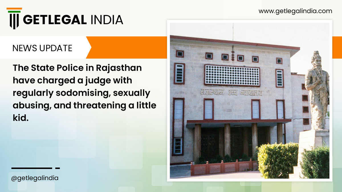 Getlegalindia's tweet photo. Rajasthan Judge Booked On Charges Of Sexually Assaulting A Minor Boy; High Court Puts Him Under Suspension
#GetLegalIndia #India #news #Rajasthan #Judge #booked #Sexually #Assaulting #highcourt #suspension #Rajasthan #sodomizing https://t.co/bN8DBbBQc9