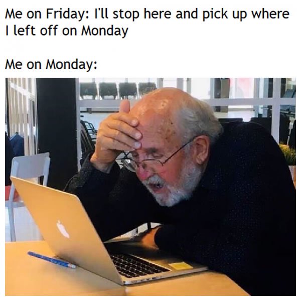 doctechmd's tweet photo. Dear developers, have a great Monday and a productive November everyone! 
💻🤔

#deardev #dev https://t.co/2dJpmdzKTI
