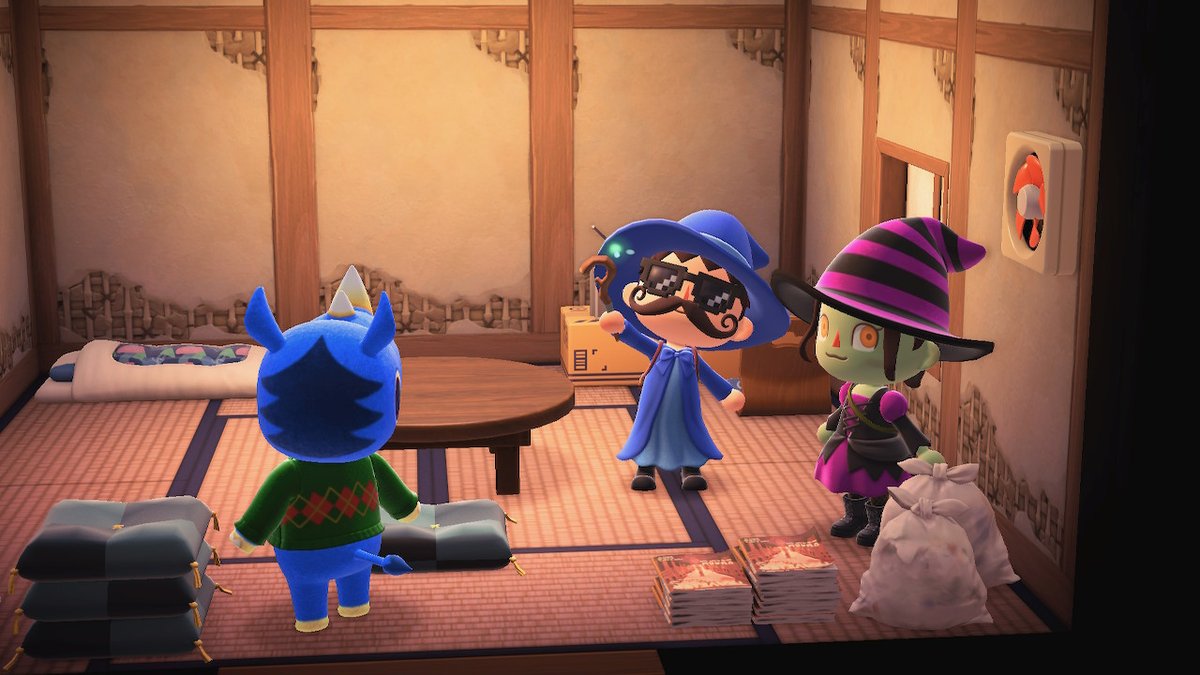 PatchyfromBooty's tweet photo. Happy Halloween! Some Halloween costumes. #AnimalCrossing #ACNH #NintendoSwitch #spooky #spoopy #halloween https://t.co/wGU4rjFReT