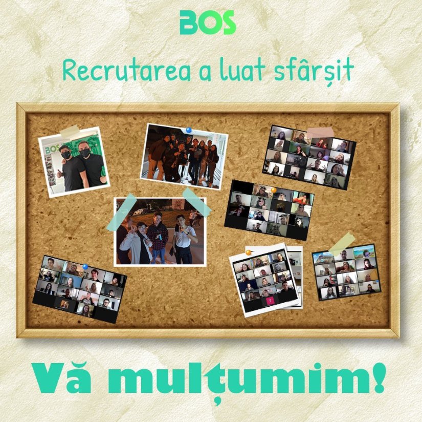 BOSro's tweet photo. Deși #recrutarea a ajuns la final, vă mulțumim că ne-ați oferit ocazia să cunoaștem atât de mulți oameni frumoși și doritori să facă parte din echipa noastră😍

Acesta este doar începutul călătoriei pentru viitori bosuleți✨

No strangers here, only friends you've never met!💚 https://t.co/8hFKZz2XRL