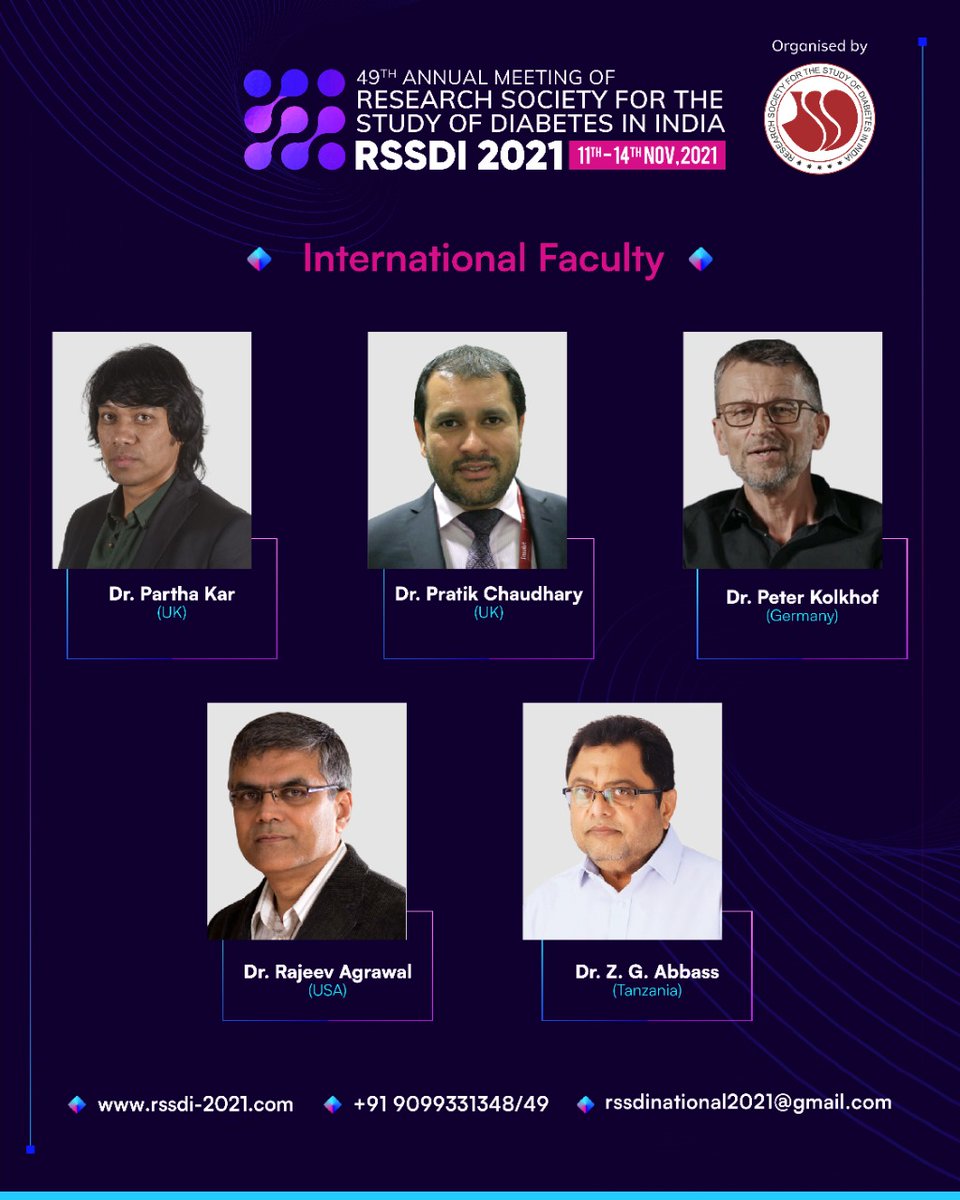Rssdi_official's tweet photo. RSSDI 2021 Organizing team is trying hard to create a interactive conference experience with some of the very eminent International Speakers joining us for this scientific feast.
Register now on https://t.co/y1e458pyUo
#rssdi2021 #rssdi https://t.co/RMBTMaoOB9
