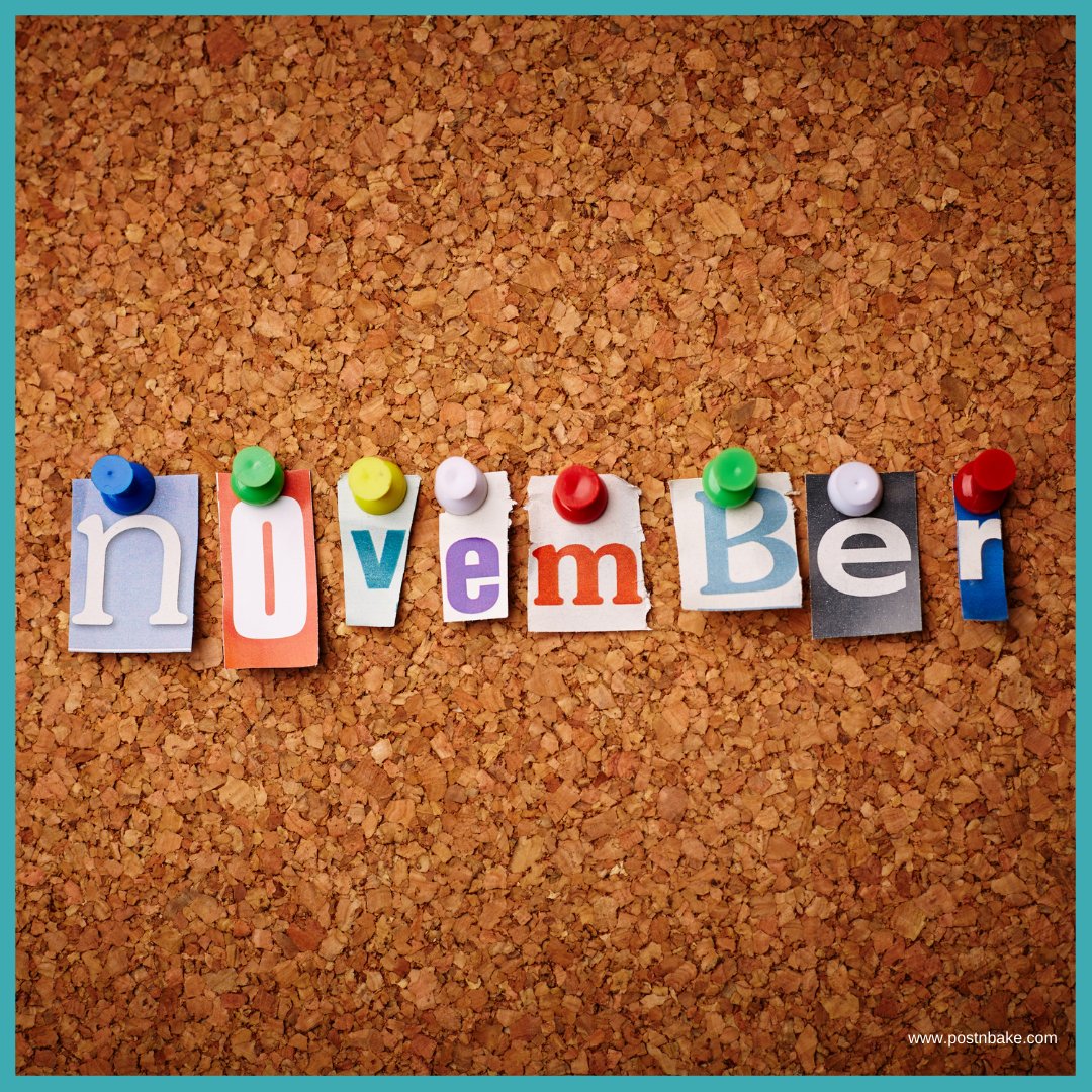 PostnBake's tweet photo. NOVEMBER ALREADY!?
Whatever you're doing today, wrap up warm - avoid the rain & we hope you have a fab day!
#november1st #1november #november #novemberalready #leftoverpumpkin #monday #newweek #schoolsback #darknights #earlymornings #mondaymusings #mondaymotivation https://t.co/PwQl7yG0rm