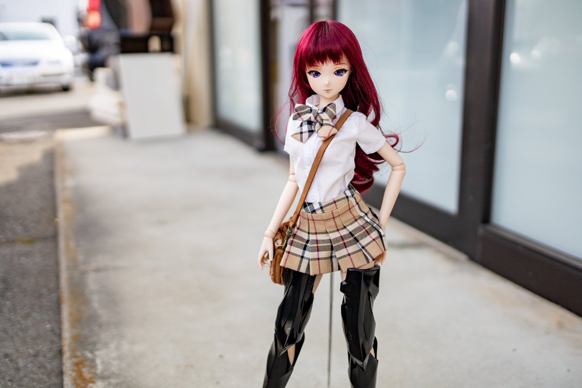 STUDIO_SIMPLEX's tweet photo. 今月初旬にプロトタイプ【制服セット】販売します。
写真だと余り気にならないですが細かい点で問題があったので量産しなかったものです。
ほかに少数、グリーンチェック柄があります。
ドール本体やミレニアムブーツ、バッグとかはつきません。#smartdoll #smartdollphotography #studiosimplex https://t.co/leRxGXXJ1y