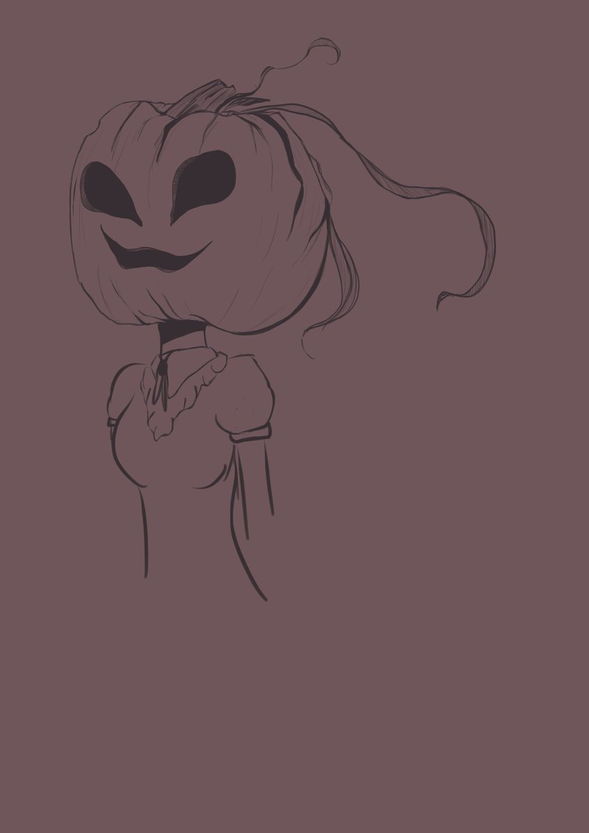abyssil's tweet photo. Work in progress ♡
#digitalpainting #pumpkincharacter https://t.co/YAWNz6O1Sd
