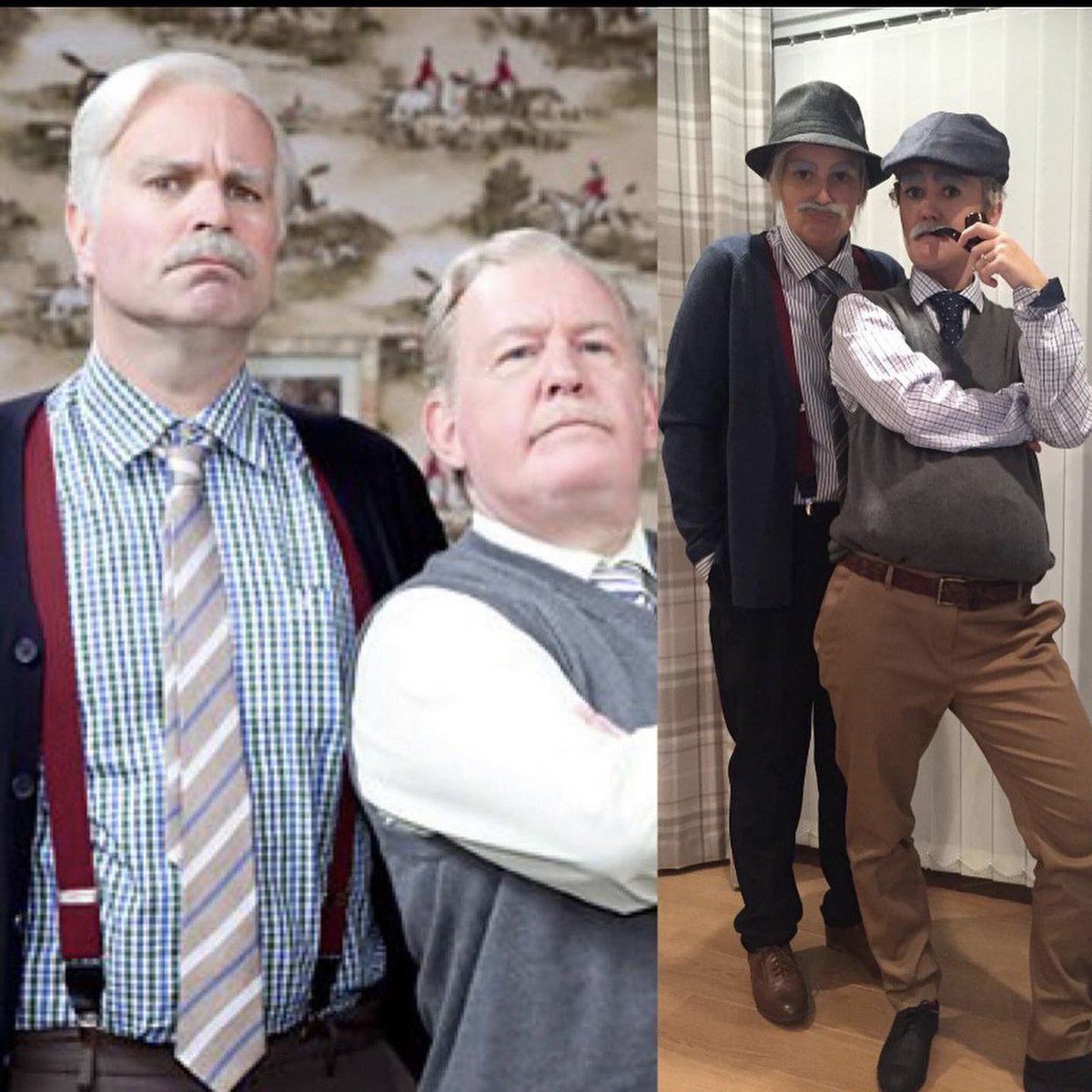 stephgalla89's tweet photo. I love Halloween man. My Halloween partner forever ❤️
#jackandvictor #kevinandperry #patsyandeddie #chuckandwilson #stillgame #abfab #castaway https://t.co/G6hsY4VJZY