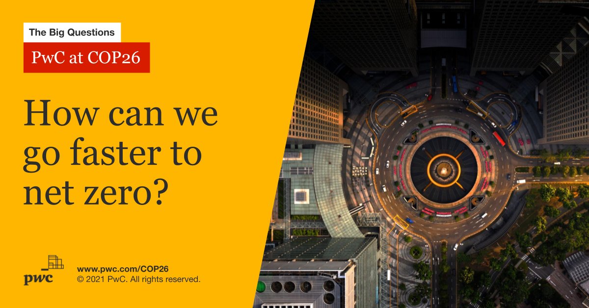 Global public and private cooperation is key to achieving a #NetZero future.

As #COP26 gets underway, our Global Chairman <a href="/Bob_Moritz/">Bob Moritz</a> and Global Leader for Corporate Sustainability <a href="/ColmrKelly/">Colm Kelly</a> share their thoughts. 

pwc.to/2ZApA73 

#TheNewEquation