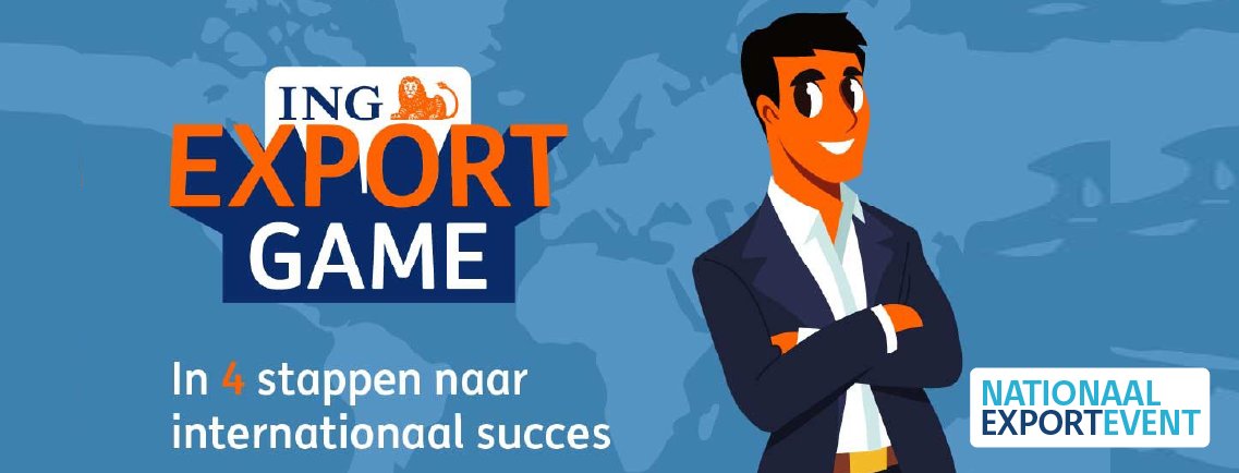 NatExportEvent's tweet photo. Weet jij het meest over #internationaalondernemen? Speel mee met de Export Game tijdens #NEX21!
👉 Gratis aanmelden kan nog via https://t.co/zfjsqy70fr @INGnl_OS
#exportevent #NEXopentdeuren #export https://t.co/7RSUfcKsRz