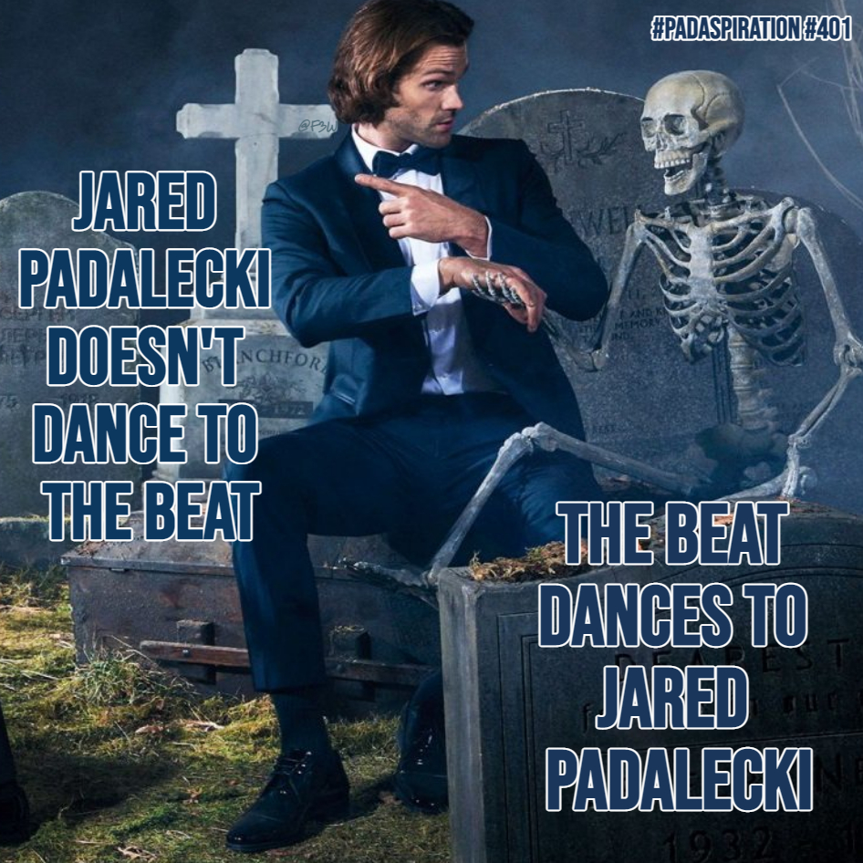 Franki3W's tweet photo. #PadaSpiration #401
#JaredPadalecki doesn't dance to the beat. The beat dances to #JaredPadalecki.
#Walker #WalkerFamily #SPNFamily #Supernatural #AKF @jarpad #SPNWalkerFamily #PadaMoves #DancingBeat #PadaBeat #WeLoveYouJaredPadalecki #Dancing #JaredPadaleckiAppreciationDay https://t.co/jzk0e84N1w