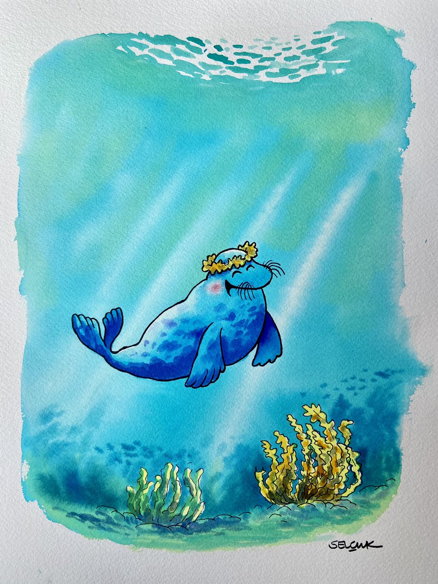 “We`re beautiful” watercolor 25x35 cm