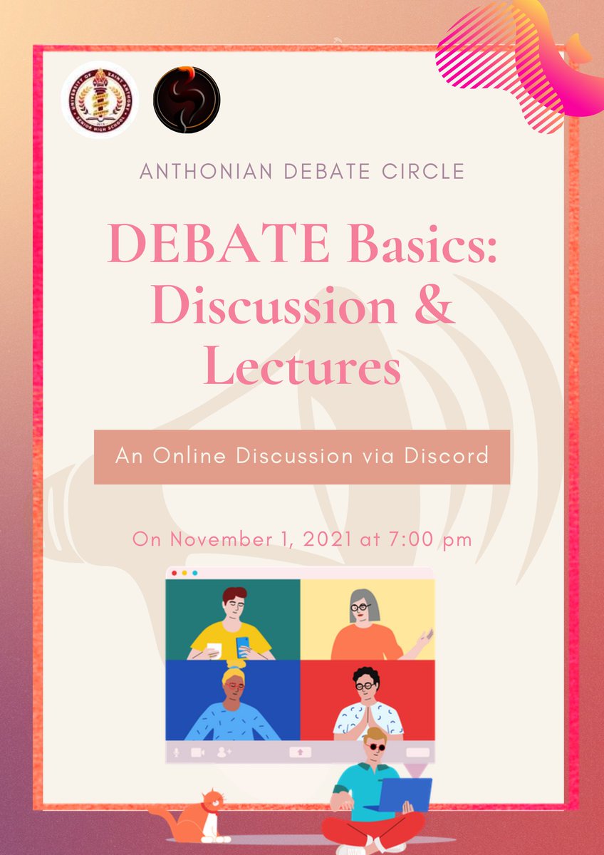 ADC_USANT's tweet photo. 𝗛𝗲𝗮𝗿! 𝗛𝗲𝗮𝗿! 🙉📣

Like coins, debating will always have two sides. The Anthonian Debate Circle will formally launch the "𝗗𝗘𝗕𝗔𝗧𝗘 𝗕𝗮𝘀𝗶𝗰𝘀: 𝗗𝗶𝘀𝗰𝘂𝘀𝘀𝗶𝗼𝗻 &amp; 𝗟𝗲𝗰𝘁𝘂𝗿𝗲𝘀" 💬, +++ https://t.co/mIoIPYflCN