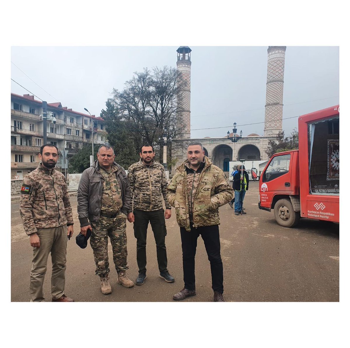 MirzayevAyaz's tweet photo. Karabakh's #Chalabi carpet woven within the framework of the Qarabağ ilmələrdə (Karabakh in patterns) project, which symbolizes Azerbaijan's victory in the 44 day war, is in Shusha.
This carpet was the first #Karabakh carpet woven here after the liberation of #Shusha🇦🇿 https://t.co/laKLSADuYu