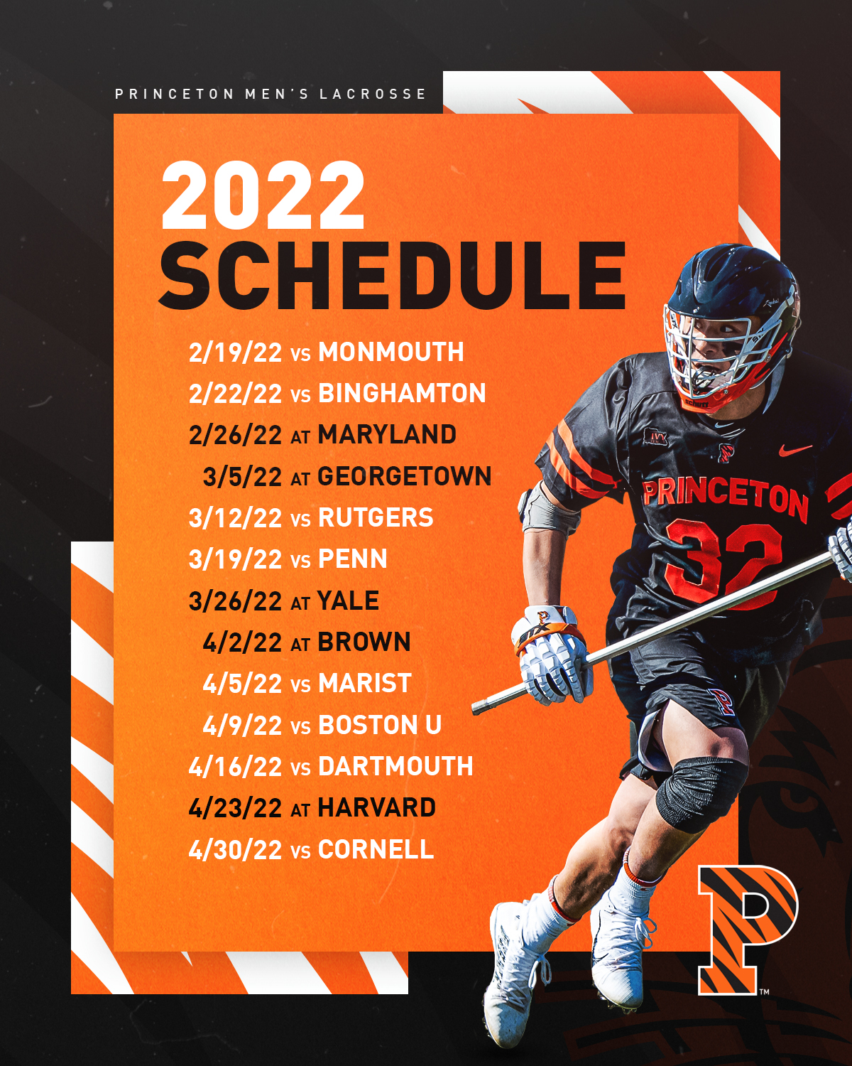 Cornell 2022 Schedule Princeton Men's Lacrosse On Twitter: "Princeton Announces 2022 Men's  Lacrosse Schedule Https://T.co/Wkceyxgnyy Https://T.co/Rmson2Vweg" / Twitter