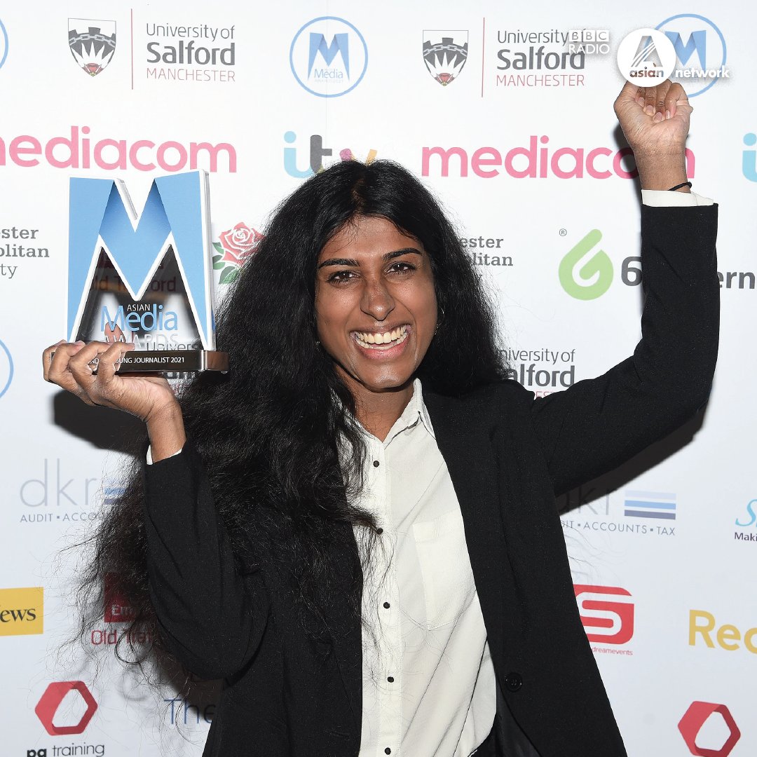 bbcasiannetwork's tweet photo. The Asian Network family won big at the @asianmediaaward on Friday. 

Our winners: 
@DJNoreenKhan: Radio Presenter of the Year
@bobbyfriction: Best Radio Show
@jeevanravindran: Outstanding Young Journalist
Brown Girls Do It Too: Best Podcast https://t.co/wtGr2Nk2kI