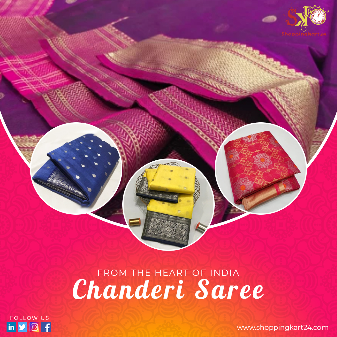 AuthenticGI_'s tweet photo. The glittering texture of #Pure #Chanderi #Silk is achieved by weaving silk and #goldenzari into traditional cotton yarn. The most distinguishing feature of this texture is its transparency.
Shop now: https://t.co/i90t6K4LBO
Contact: +91 9161898733
#vocalforlocal #gitag #sarees https://t.co/8Z8ssRKBf9