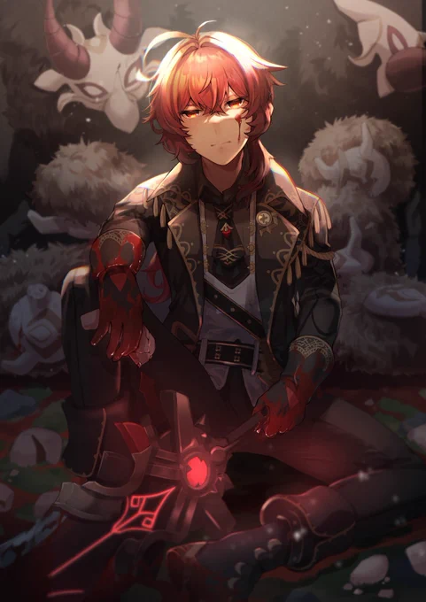 #11月になったのでフォロワーさんに自己紹介しようぜ
9割くらいディルック描いてます。 