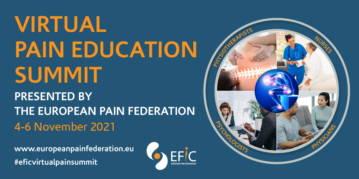 GREAT NEWS: The #EFICVirtualPainSummit has been accredited by the European Accreditation Council for Continuing Medical Education (EACCME®) with 16 European CME credits (ECMEC®s). Join our Summit here: fal.cn/3jt1C