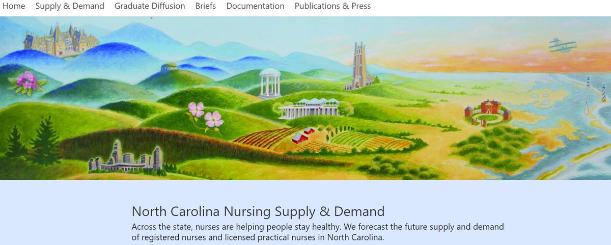 WorkforceNC's tweet photo. Launching- NC Nursecast! An interactive, web-based tool forecasting future supply &amp; demand of RNs &amp; LPNs in NC. Developed by @WorkforceNC at @uncsheps with funding from @NCNursingBoard. Join us as we reveal key findings &amp; how to use the model! https://t.co/jEamGf5wt9 https://t.co/ekSDBNbpL6