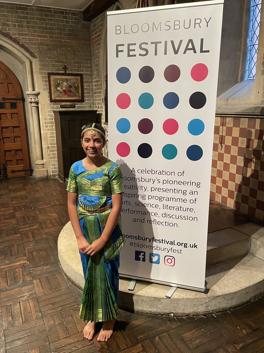 FHS_SW1_Sport's tweet photo. Well done to Sarina in Y8 who took part in this years Bloomsbury Festival as part of the Arunima Dance Company! 🎉 https://t.co/9t6EC4tAZ9