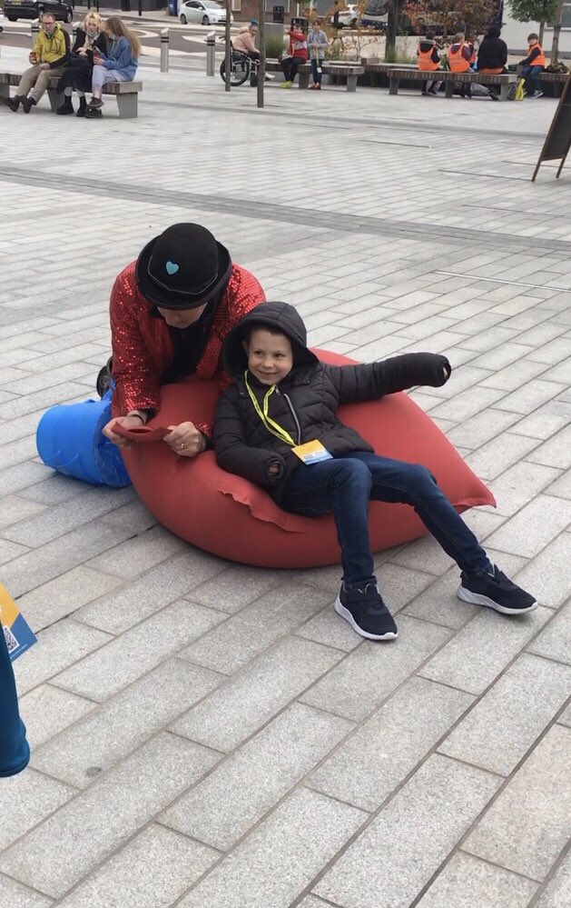 We loved it at the @lancscifest.  My space mad Son loved the giant Planets the most and he also loved that he got to sit on the World’s second largest whoopie cushion 🤣 #LancsSciFest
