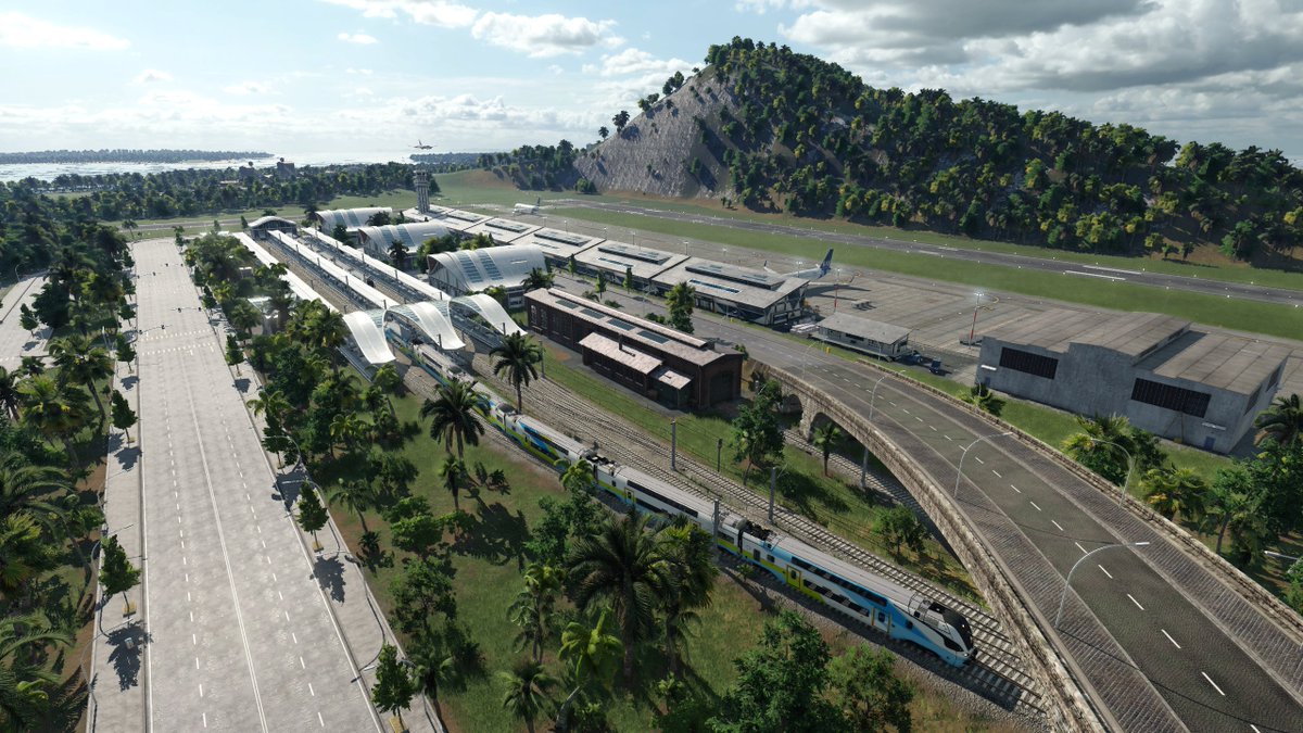 WorldofKeralis's tweet photo. I finally found some time to play @transportfever 2 when I was sick last week and I can 100% recommend it! It is so satisfying seeing all the vehicles go around the map! 

NOT an AD, just a very awesome game! 🚄🚛🚌🛫

https://t.co/pcz7xRNtj8

Bendy Roads FTW! https://t.co/g7GwCugZNN