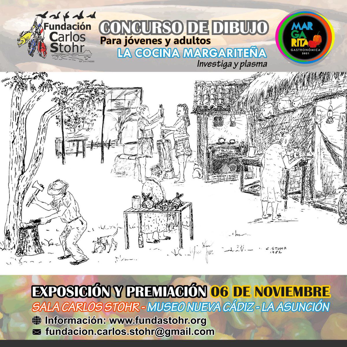 Inauguración y premiación sábado 6 de noviembre 3:30 pm