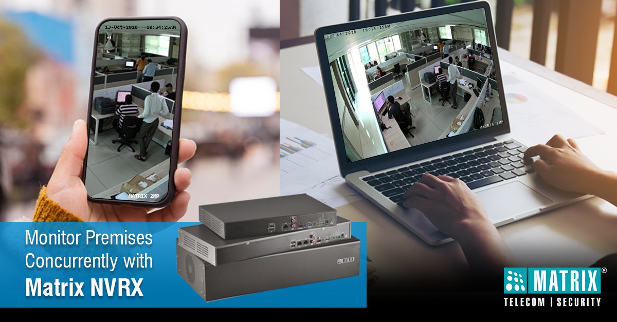 Matrix_SATATYA's tweet photo. Monitoring security is not a single person’s task. Keeping that in mind, our Extreme Series #NVR let multiple users simultaneously log into the system at once.

Find more: https://t.co/6jdbTm9iW0 
Inquiry: https://t.co/UR3K5VmYvQ

#MatrixComsec #IPVideoSurveillance #Security https://t.co/MD5pQVboBr