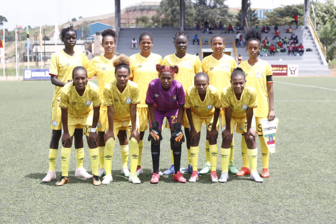 Cecafaonline's tweet photo. FT Ethiopia 🇪🇹 5-0 Eritrea 🇪🇷 (Ridet Assrasanang [P] 44' 80',Turist Lema 58',Mesay Temsegen 64' , Bizuayehu Tadesse 84' ) 
#ETHERI 
#CECAFAWomenU20Championship https://t.co/BMRNAjYs5t