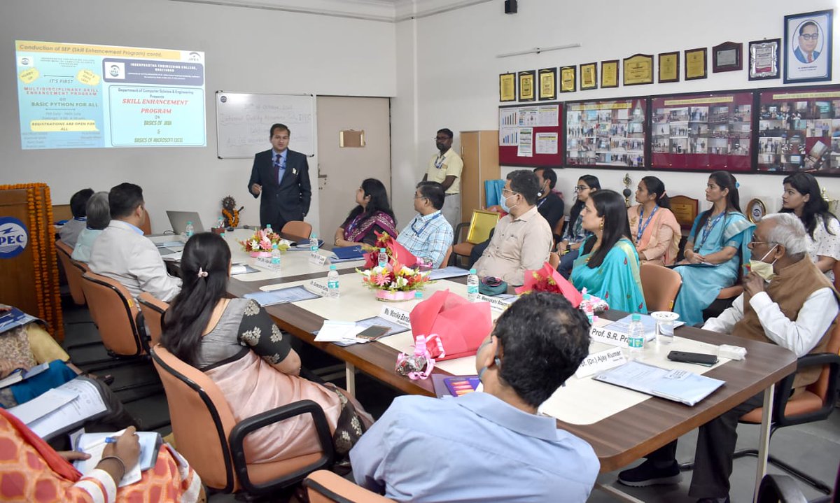 ipecgzb's tweet photo. The members of IQAC and the special invitees attended the meeting to discuss the quality initiatives and agenda for quality enhancement.
#ipec #engineeringcollege #InternalQualityAssuranceCell #quarterlymeeting https://t.co/uI2y9zcu2u