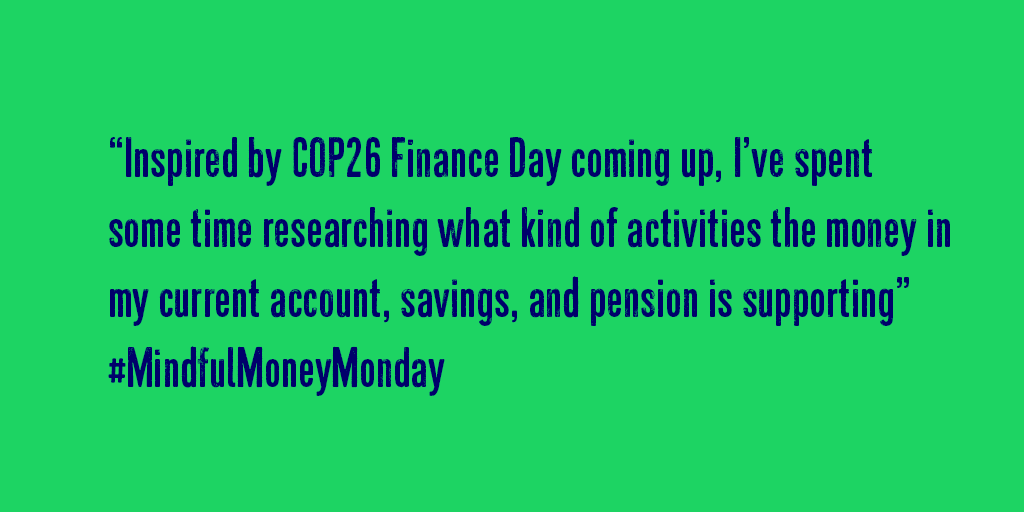 triodosuk's tweet photo. Have you been inspired by #COP26 to take an action to help the #climate?
Share which action you've taken below π #MindfulMoneyMonday https://t.co/KLfwMIXBPf