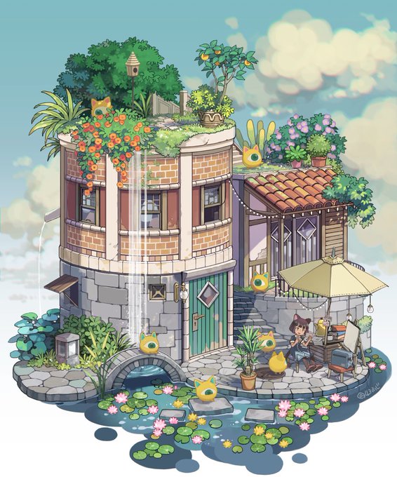 箱庭 が含まれるtwitterのイラスト 人気順