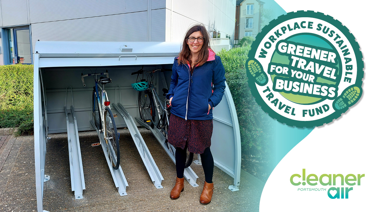 portsmouthtoday's tweet photo. Peak Retreats bought cycle storage through Workplace Sustainable Travel Fund. General Manager, Alison Willis, said "We’re delighted. Quite a few of the team already cycle to work &amp; having somewhere secure to keep bikes will encourage more to do so!" Apply https://t.co/NLKfpxam74 https://t.co/93HVS3OuS2