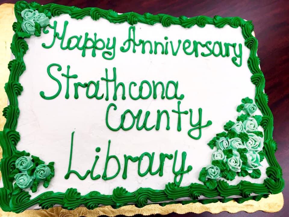 Today, November 1st is the 11th Anniversary of @sc_library 📚and @sclbookmobile 🚌opening their doors in the @StrathcoCounty 
Community Centre! Congratulations SCL📚🚌♥️
#shpk #strathco #Anniversary #milestone #literacy4all