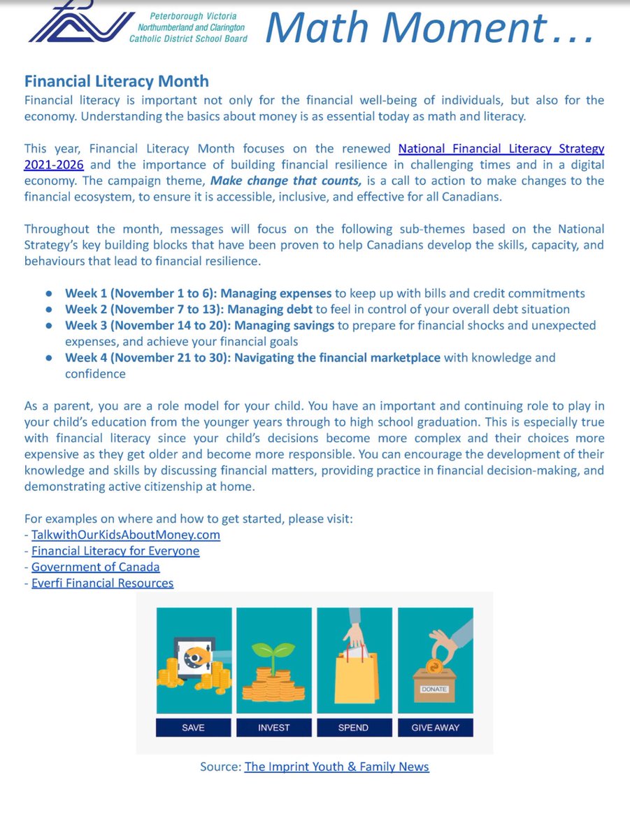 StPaulsPVNC's tweet image. November math moment. #financialliteracy #mathmoment