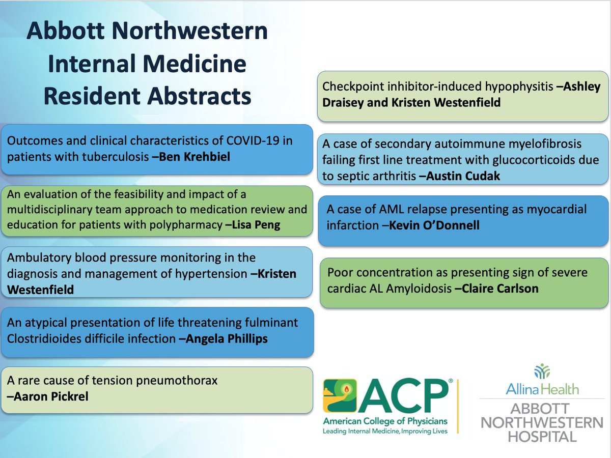 Abbott Northwestern Internal Medicine Residency (@abbott_im) on Twitter photo We are very proud of our residents' participation at the MN Chapter ACP Meeting this year! <a href="/mn_acp/">MN ACP Chapter</a> We are very proud of our residents' participation at the MN Chapter ACP Meeting this year! <a href="/mn_acp/">MN ACP Chapter</a>