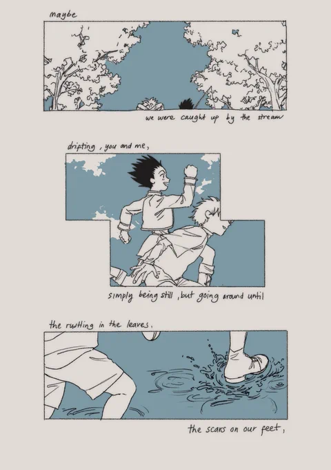 Past the deadline, but from day one the only prompt i had for #hxhoctober2021 was the very last one, 16. Memories 

I could write a whole novel why killugons conclusion is so SAD andasddgdhsjs

I srsly cry everytime i rewatch the last ep lol im too old for this show

(1/3) 