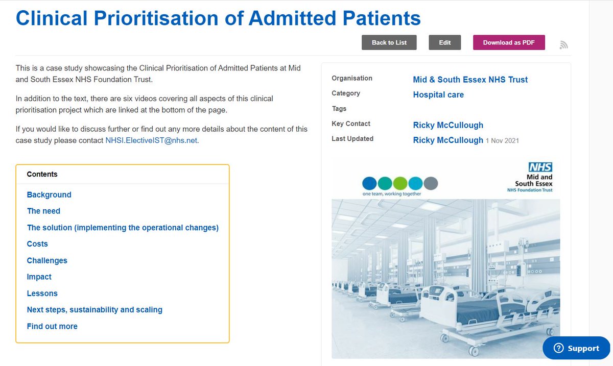 RickyLeeMcC's tweet photo. Case study alert❗️📽️ - Clinical Prioritisation of the Admitted Waiting List @MSEHospitals featuring @paulanyawanda. 6 videos and a case study template describing the entire journey. Part 1 is here: https://t.co/HaQJXd4y7V @ECISTNetwork #electiverecovery #sharingelectivestuff https://t.co/ETIuf6jvGD