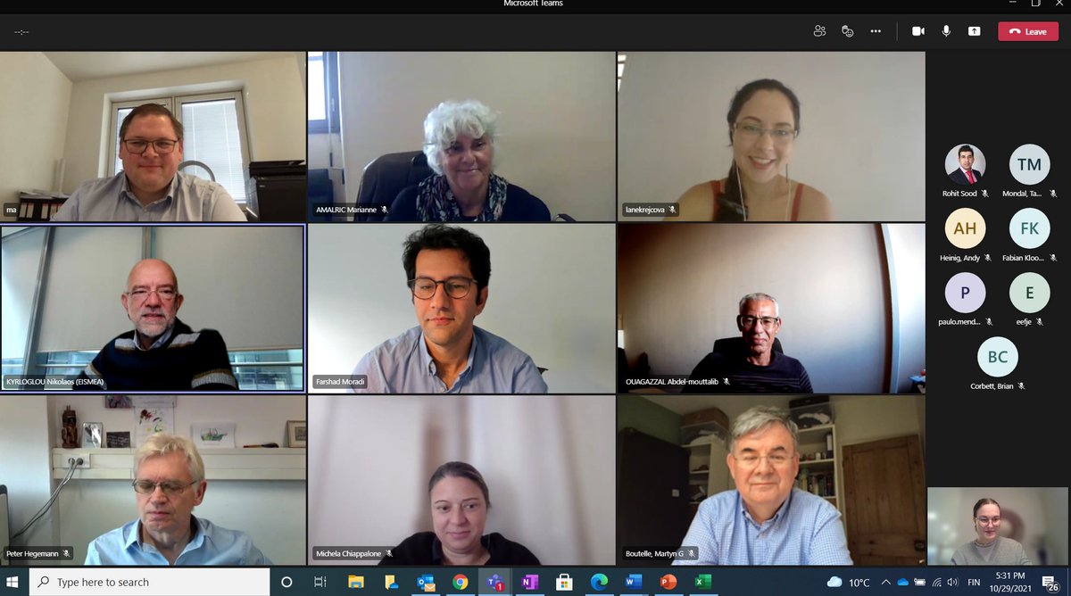 STARDUST consortium had our 3rd review meeting Friday 29th of October. Even thought the meeting took place online, the conversation was very fruitful.

Thank you to the reviewers as well as the whole consortium!