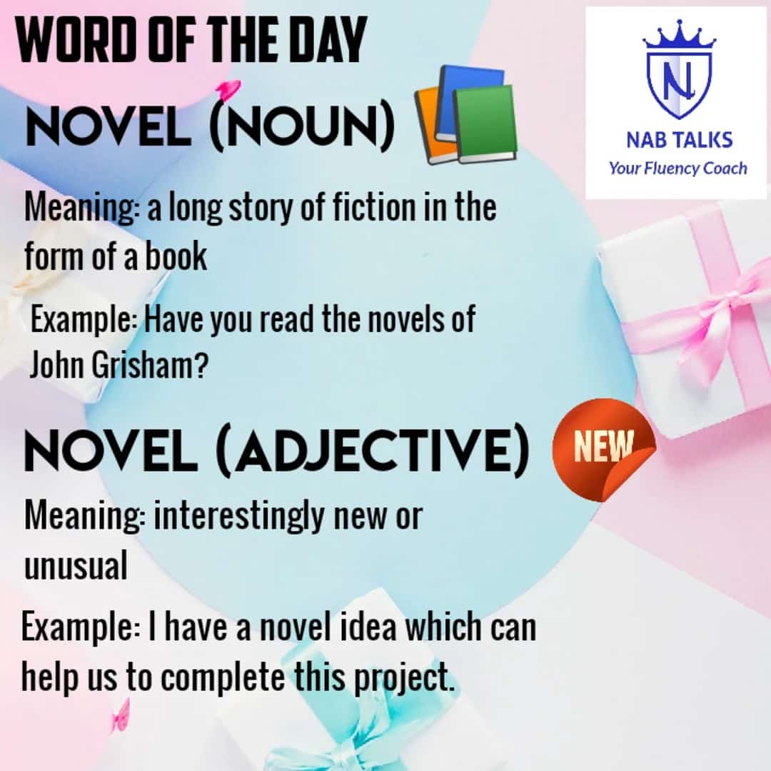 NabTalks's tweet photo. Word Of The Day
#NabTalks #learnenglish #ieltspreparation #spokenenglish #wordoftheday #vocabulary #ielts #education #learning https://t.co/QsuWcmOg7x