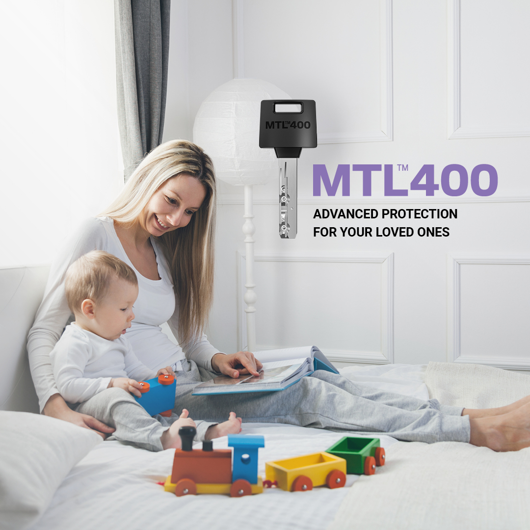 MTL™400 is ideal for keeping your loved ones safe and secure. 
Additional keys can be duplicated upon the presentation of its unique magnetic card to authorized Mul-T-Lock locksmiths.

mul-t-lock.com/en/site/mul-t-…