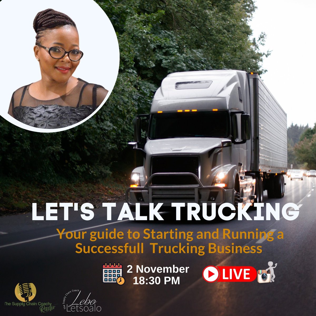 Let's talk Trucking, tomorrow at 6:30 PM Follow my Instagram page @lebothesupplychaincoach instagram.com/p/CVnXC_8sZii/…