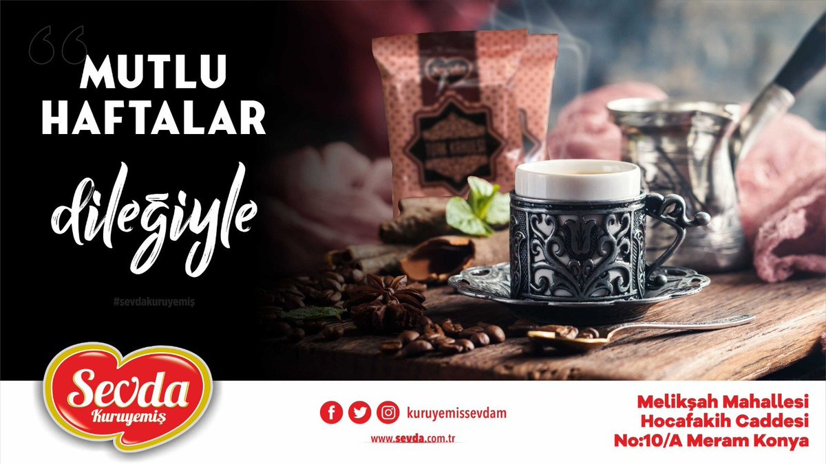 KuruyemisSevdam's tweet photo. Mutlu bir hafta geçirmeniz dileğiyle.. https://t.co/kNSkRTT817