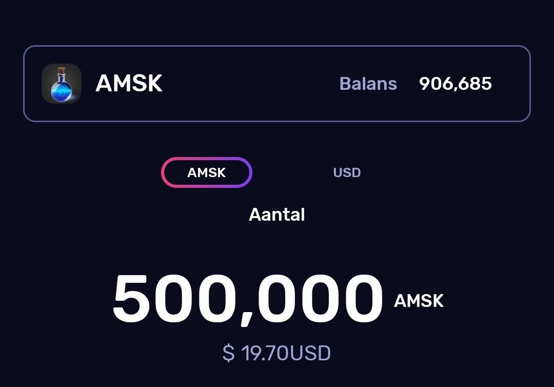 It's my birthday and we celebrate it 🎊🥳🎊

500.000 $AMSK split for 2 winners. End in 3 days

➡️ Follow me
➡️ Like and Retweet 
➡️ Tag 5 friends 

#tron #party #HappyBirthday